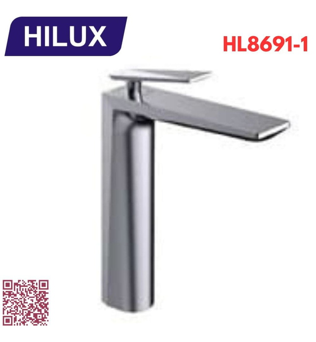 Vòi chậu Lavabo nóng lạnh thân cao Hilux HL8691-1