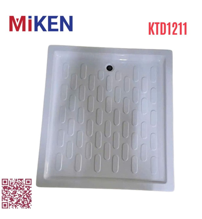 Khay tắm đứng vuông Miken KTD1211 (900x900x135mm)
