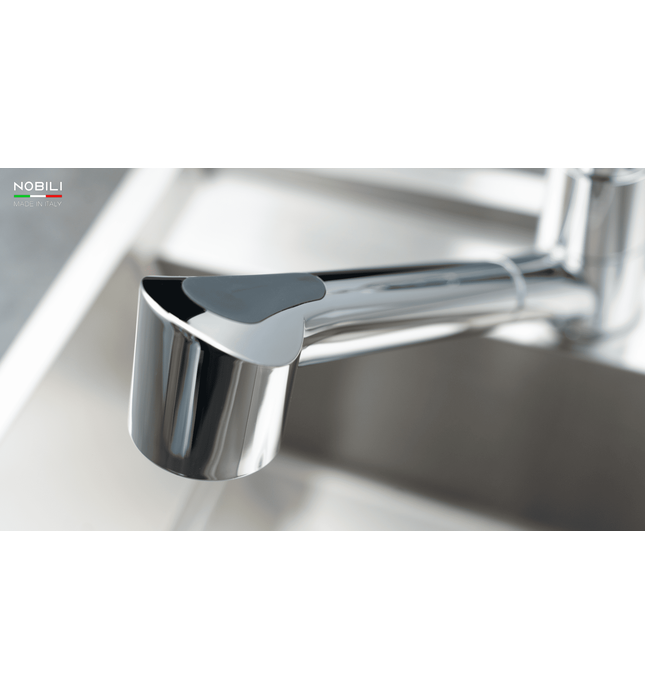 Vòi bếp nóng lạnh dây rút 2 chế độ Italy Nobili Blues NB177 (RD00127/1T7CR)