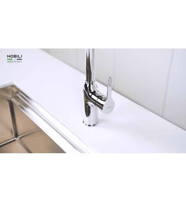 Vòi bếp nóng lạnh nhập khẩu Italy Nobili Ring NB132 (MP117133CR)