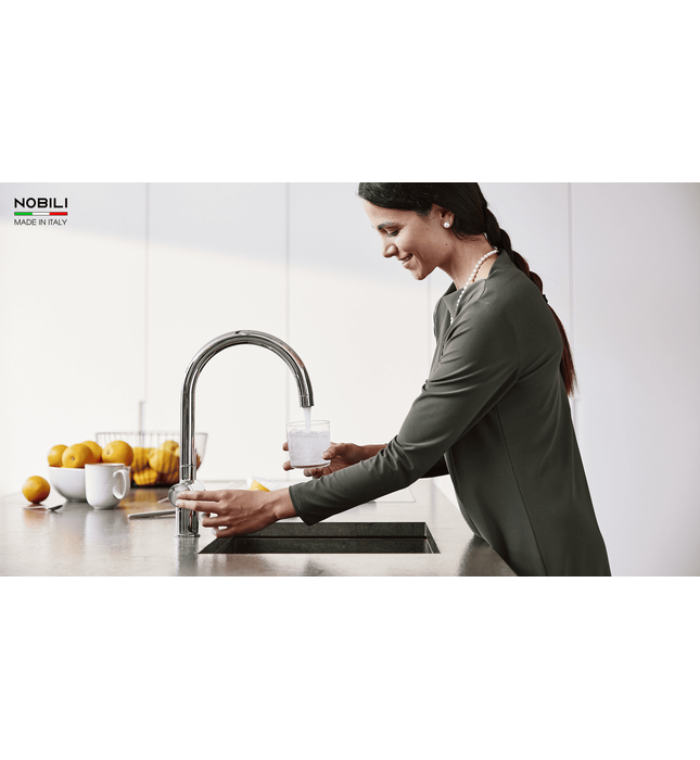 Vòi bếp nóng lạnh 3 đường nước Italy Nobili Sora NB164 (FL96824/3VCR)