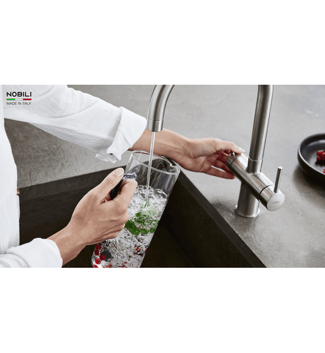 Vòi bếp nóng lạnh 3 đường nước Italy Nobili Sora NB164 (FL96824/3VCR)