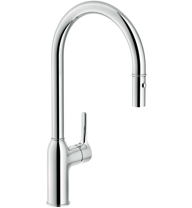 Vòi bếp nóng lạnh dây rút Italy Nobili Ring NB131L (MP117137CR)