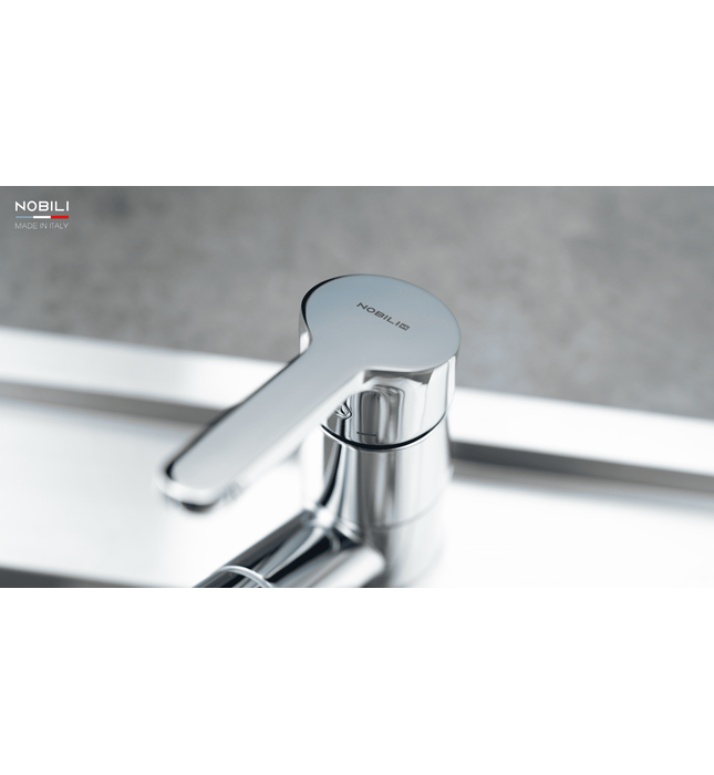 Vòi bếp nóng lạnh dây rút 2 chế độ Italy Nobili Blues NB177 (RD00127/1T7CR)