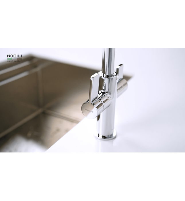 Vòi bếp nóng lạnh 3 đường nước Italy Nobili Sora NB164 (FL96824/3VCR)