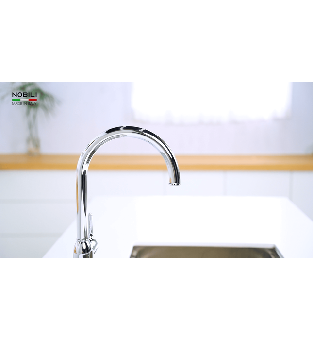 Vòi bếp nóng lạnh dây rút Italy Nobili Ring NB131L (MP117137CR)