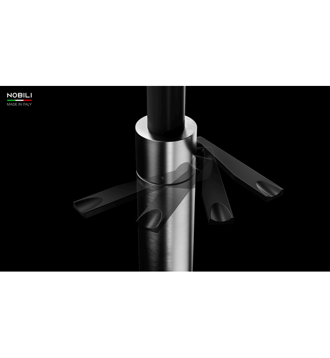 Vòi chậu rửa bát cần mềm 2 đầu xả Italy Nobili Heron NB228 (HR125300CB)