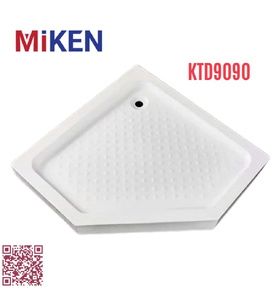 Khay tắm đứng góc Miken KTD9090 (900x900x135mm)