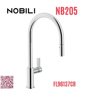 Vòi bếp nóng lạnh dây rút 2 chế độ Italy Nobili Flag NB205 (FL96137CR)