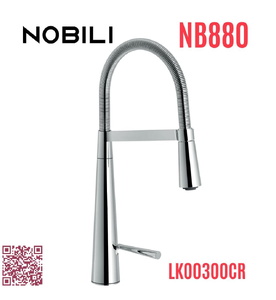 Vòi chậu rửa bát cần mềm 2 chế độ Italy Nobili Likid NB880 (LK00300CR)