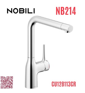 Vòi chậu rửa bát nóng lạnh Italy Nobili Mania NB214 (CU128113CR)