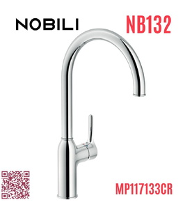 Vòi bếp nóng lạnh nhập khẩu Italy Nobili Ring NB132 (MP117133CR)