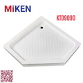 Khay tắm đứng góc Miken KTD9090 (900x900x135mm)