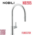 Vòi bếp nóng lạnh dây rút 2 chế độ Italy Nobili Flag NB205 (FL96137CR)