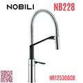 Vòi chậu rửa bát cần mềm 2 đầu xả Italy Nobili Heron NB228 (HR125300CB)