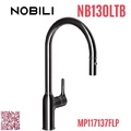 Vòi bếp nóng lạnh dây rút xám Italy Nobili Ring NB131LTB (MP117137FLP)