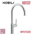 Vòi bếp nóng lạnh nhập khẩu Italy Nobili Ring NB132 (MP117133CR)