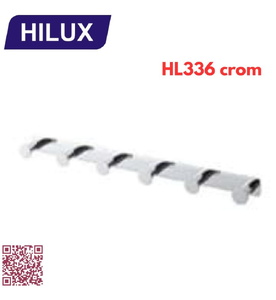 Móc áo 6 vấu hợp kim nhôm Hilux HL336 crom