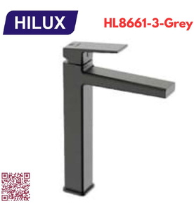 Vòi chậu Lavabo nóng lạnh Hilux HL8661-3-Grey 