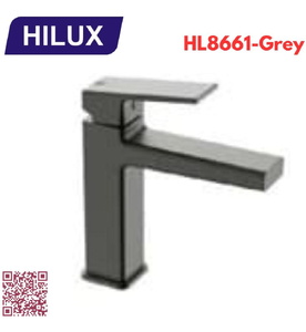 Vòi chậu Lavabo nóng lạnh Hilux HL8661-Grey