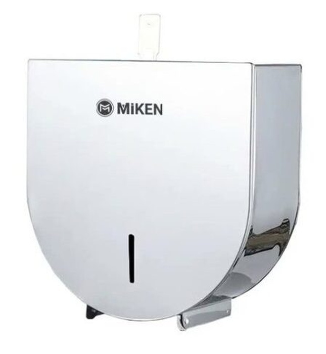 Hộp đựng giấy Inox 304 loại lớn Miken MK-1106B (Bóng gương)
