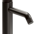Vòi chậu rửa mặt cổ thấp hiện đại màu đen Kallista P33351-LV-BL