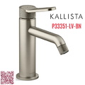 Vòi chậu rửa mặt cổ thấp hiện đại màu nickel Kallista P33351-LV-BN