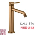 Vòi chậu rửa mặt 1 lỗ màu đồng Kallista P33352-LV-BLH