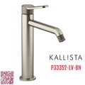 Vòi chậu rửa mặt 1 lỗ màu nickel Kallista P33352-LV-BN
