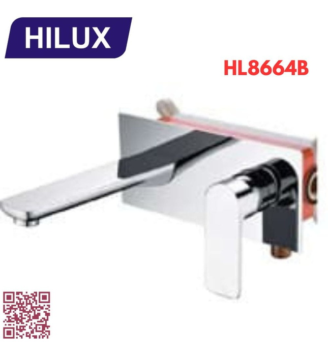 Vòi chậu Lavabo âm tường Hilux HL8664B