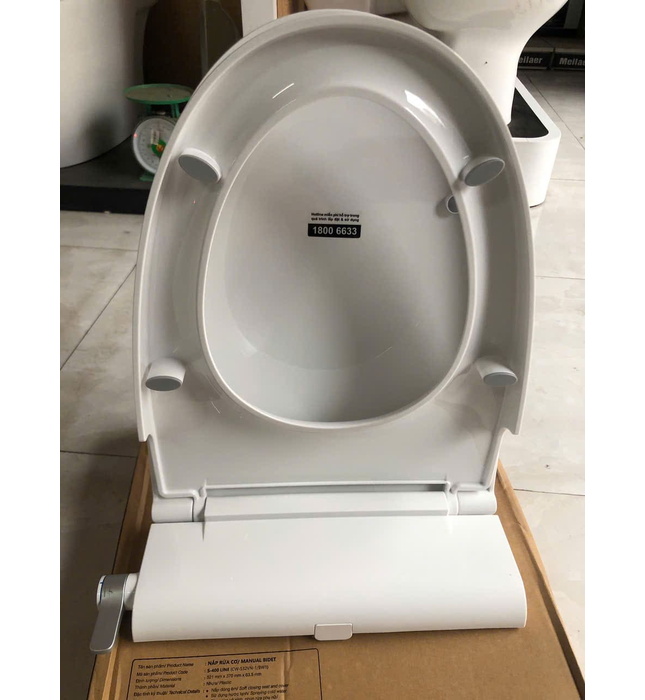 Nắp bàn cầu kết hợp vòi xịt rửa cơ Inax CW-S32VN-1