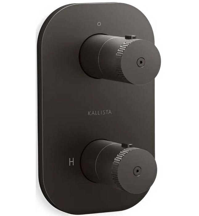 Bộ điều khiển nhiệt độ âm tường – 1 lối ra màu đồng Kallista P33494-00-2MB