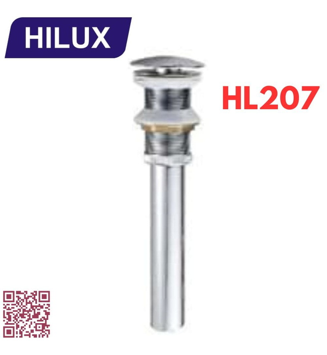 Đầu xiphong chậu lavabo nhấn Hilux HL207