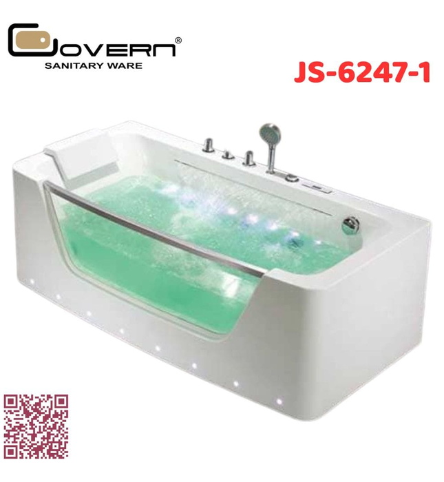Bồn tắm massage sục khí 1.7m Govern JS-6247-1