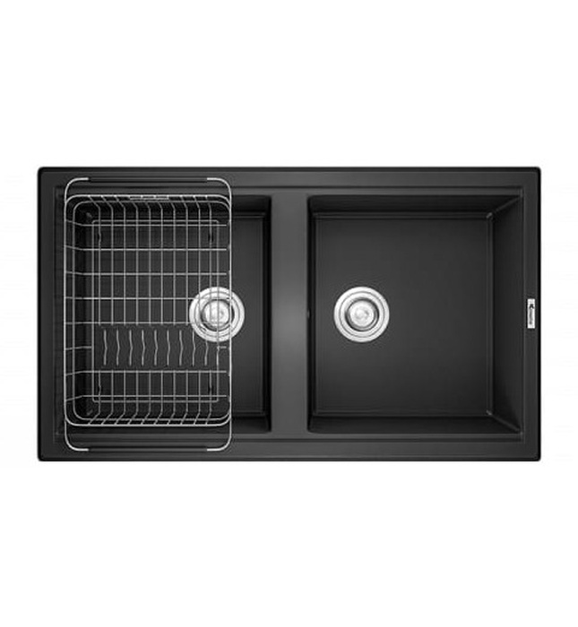 Chậu rửa bát 2 hố Konox Phoenix Smart 860-Black