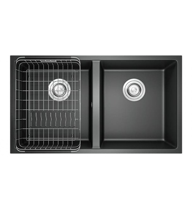 Chậu rửa bát 2 hố Konox Veloci 760D-Black