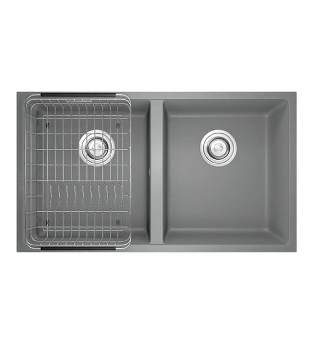 Chậu rửa bát 2 hố Konox Veloci 760D-Grey