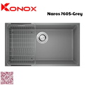Chậu rửa bát 1 hố Konox Naros 760S-Grey