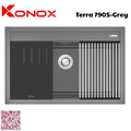 Chậu rửa bát 1 hố Konox Terra 790S-Grey