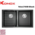 Chậu rửa bát 2 hố Konox Veloci 760D-Black