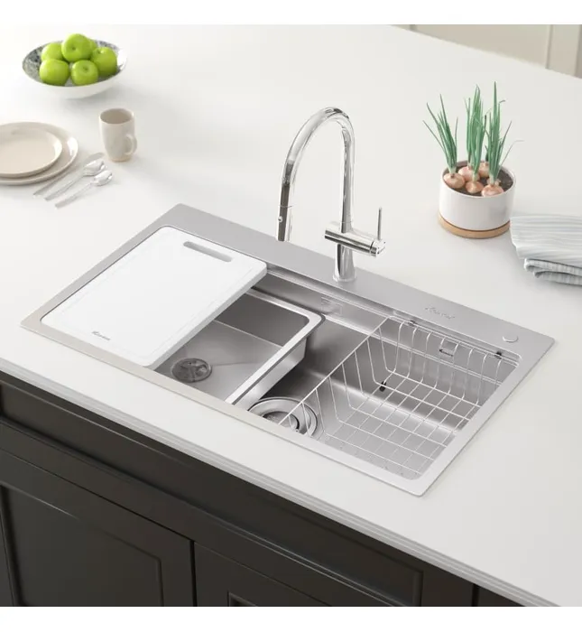 Chậu rửa bát 1 hố Konox KN8751TS Dekor