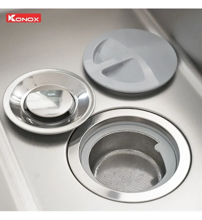 Chậu rửa bát 1 hố Konox KN8751TS Dekor