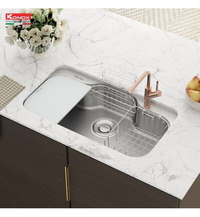 Chậu rửa bát 1 hố Konox TARI 9051SR