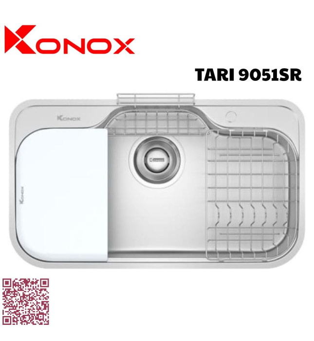 Chậu rửa bát 1 hố Konox TARI 9051SR