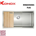 Chậu rửa bát 1 hố Konox KN8046SU-Full