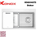 Chậu rửa bát 1 hố Konox KN8048TS Dekor