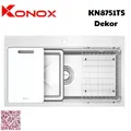 Chậu rửa bát 1 hố Konox KN8751TS Dekor