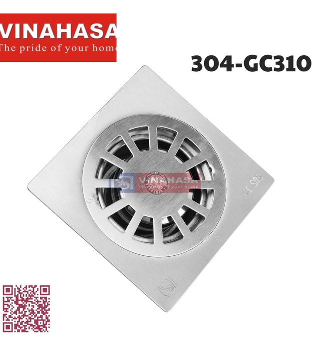Ga thoát sàn inox304 Vinahasa 304-GC310