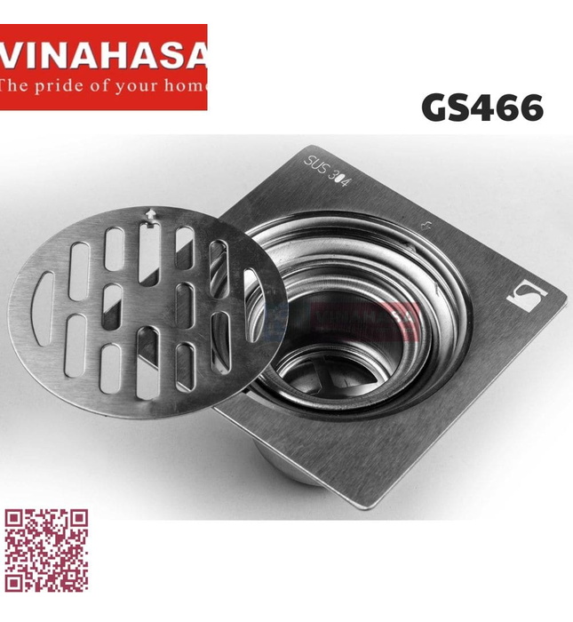 Ga thoát sàn inox201 Vinahasa GS466