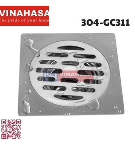 Ga thoát sàn inox304 Vinahasa 304-GC311